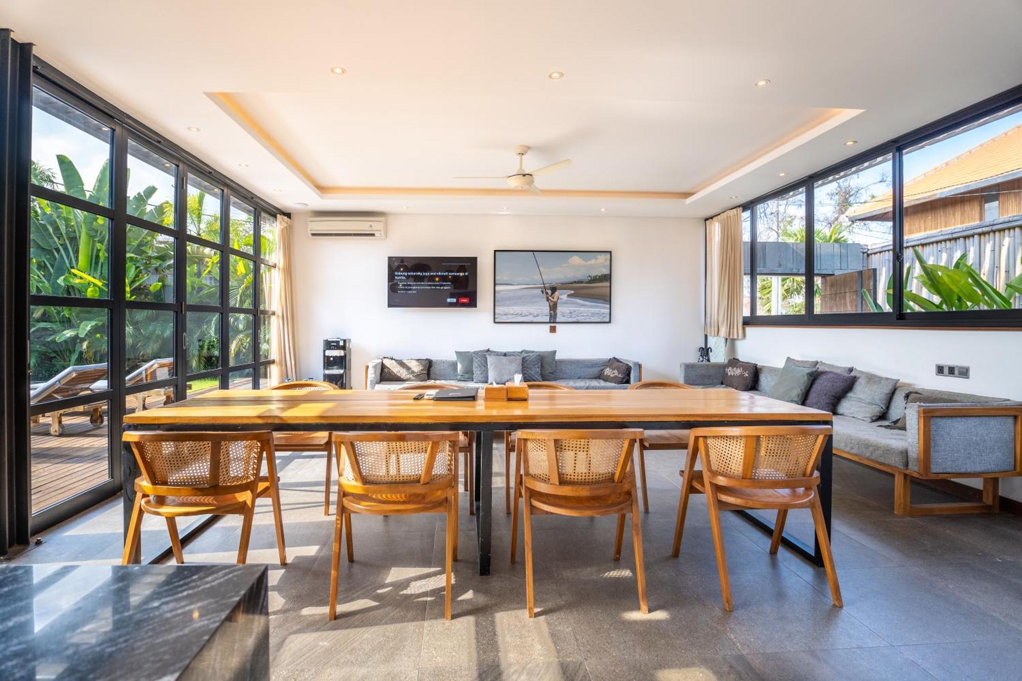 Brand New 5 Bedroom Villa Enclosed Living Room Canggu تْشانغو المظهر الخارجي الصورة