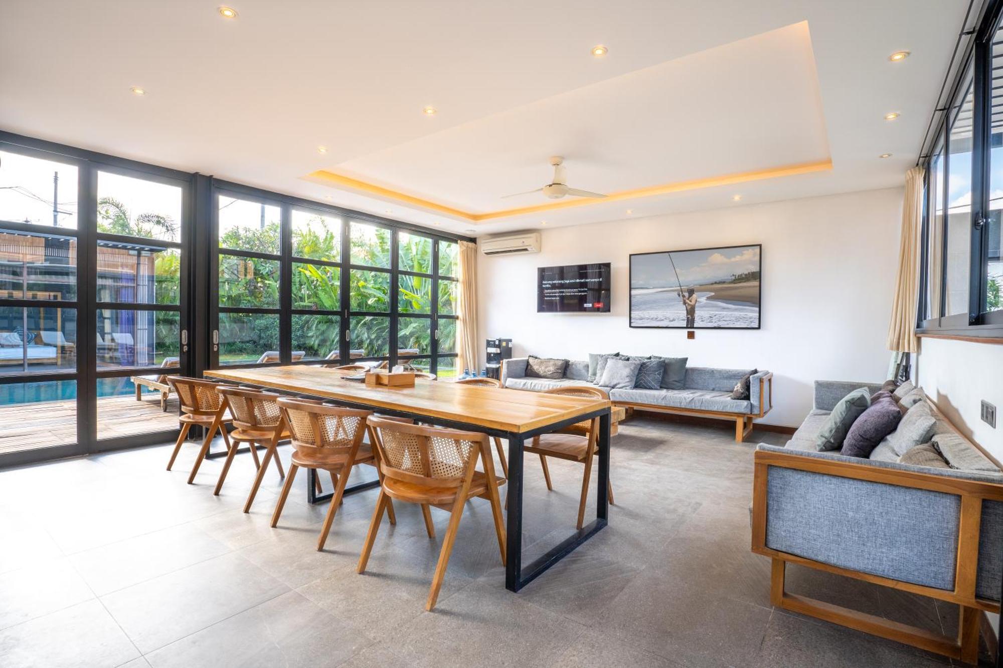 Brand New 5 Bedroom Villa Enclosed Living Room Canggu تْشانغو المظهر الخارجي الصورة
