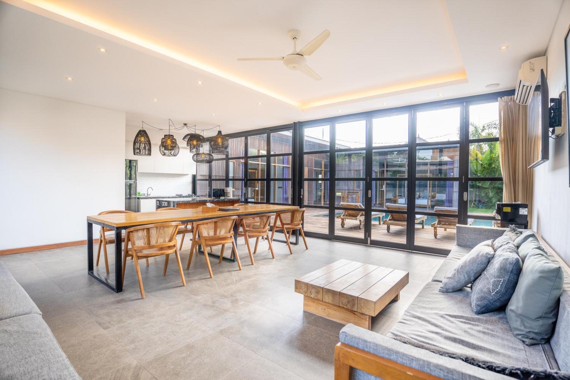 Brand New 5 Bedroom Villa Enclosed Living Room Canggu تْشانغو المظهر الخارجي الصورة